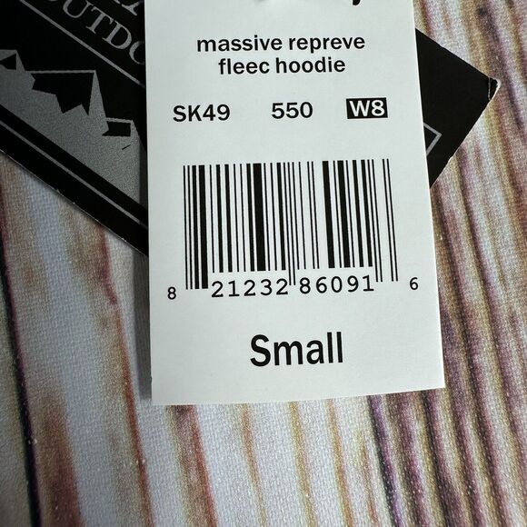 NEW Massive Outdoor Mens Sz Small Teal Repreve 1/4 Zip Hoodie Hooded Sweatshirt - Picture 10 of 10